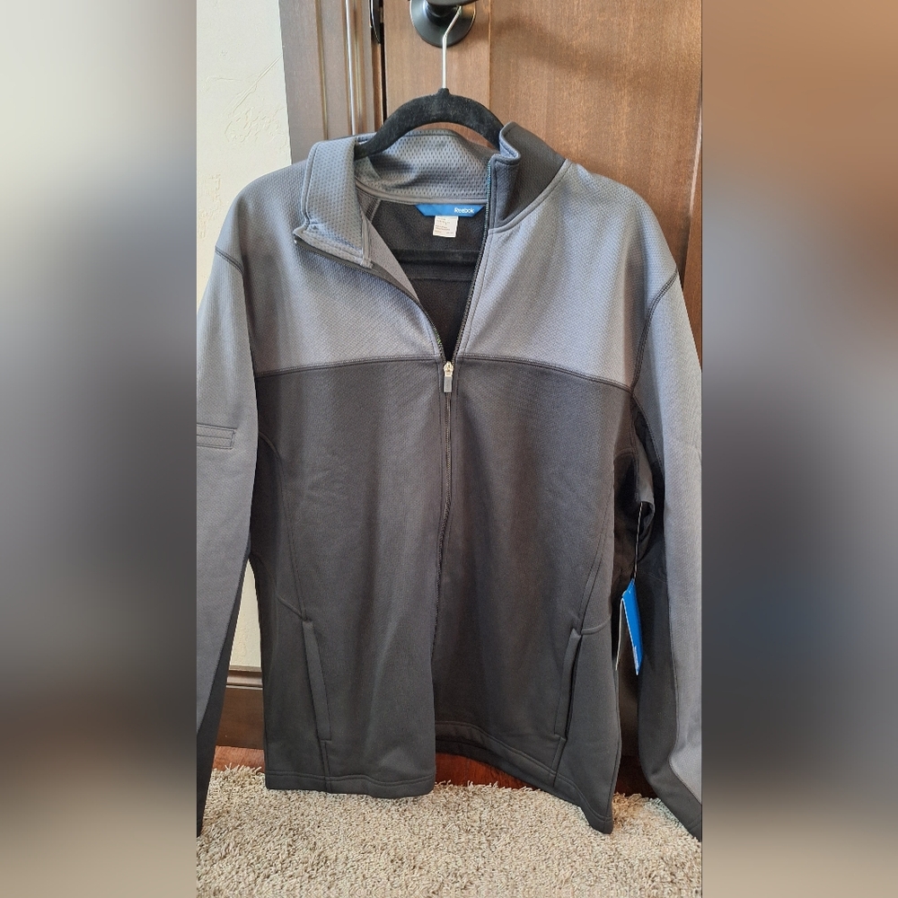 Gray Full-Zip Jacket Reebok